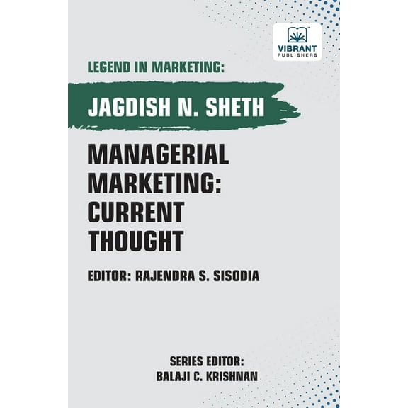 Managerial Marketing: Current Thought, (Paperback)