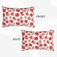 thumbnail image 2 of Uemuo Realistic Maple Leaf Print Throw Pillow Case – Cozy & Soft Cushion Cover, Hypoallergenic Pillow Case for Sleeping, Perfect for Women with Envelope Closure-20"x30", 2 of 6