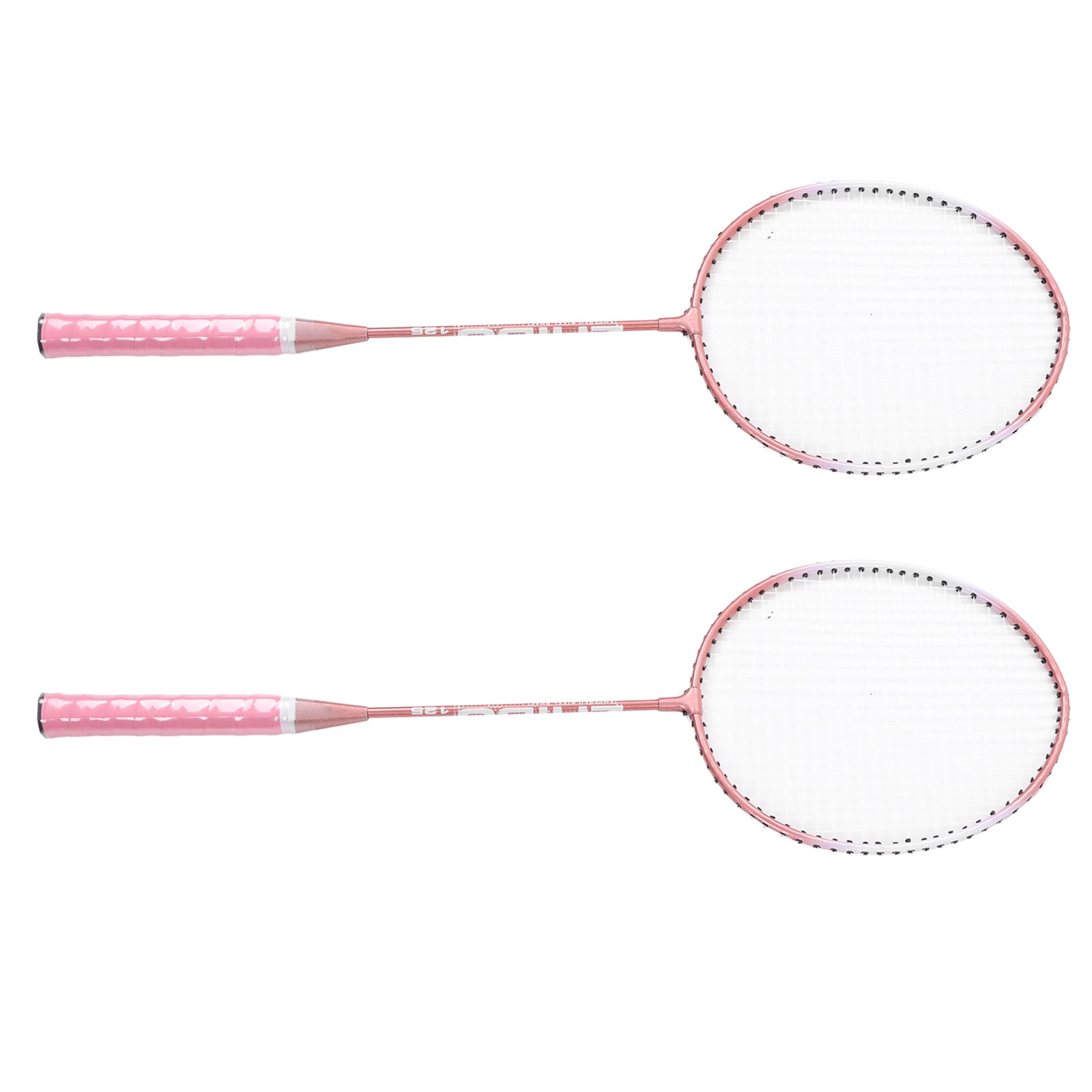 Badminton Rackets Set, Badminton Rackets Pink Comfortable Grip For Beginner 