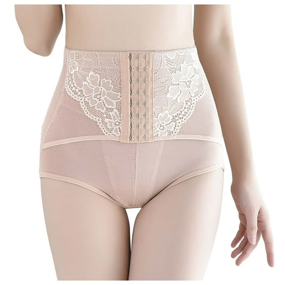 ICHUANYI Women's Panties Lace High-Waist Buttocks Puller Abdomen Ne-Piece Shapewear Fashion 2024