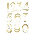 thumbnail image 2 of 3-Inch Brass Mailbox Number 8 – Self Adhesive Floating #8, 2 of 2