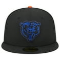 thumbnail image 2 of Men's New Era Black Chicago Bears Pop 59FIFTY Fitted Hat, 2 of 5