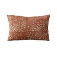 thumbnail image 5 of Plutus 20" x 36" Diamonds Luxury Throw Pillow in Red, 5 of 9