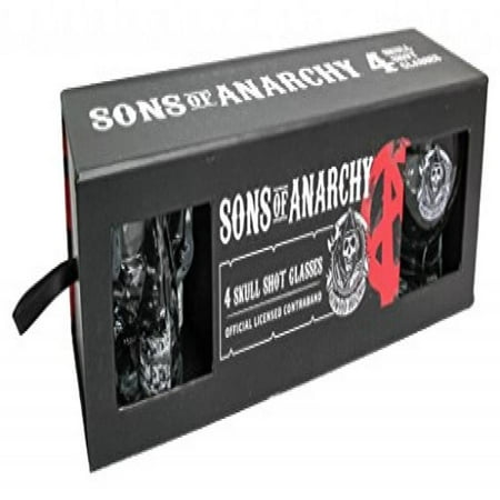 Sons of Anarchy 4 Skull Shot Glasses