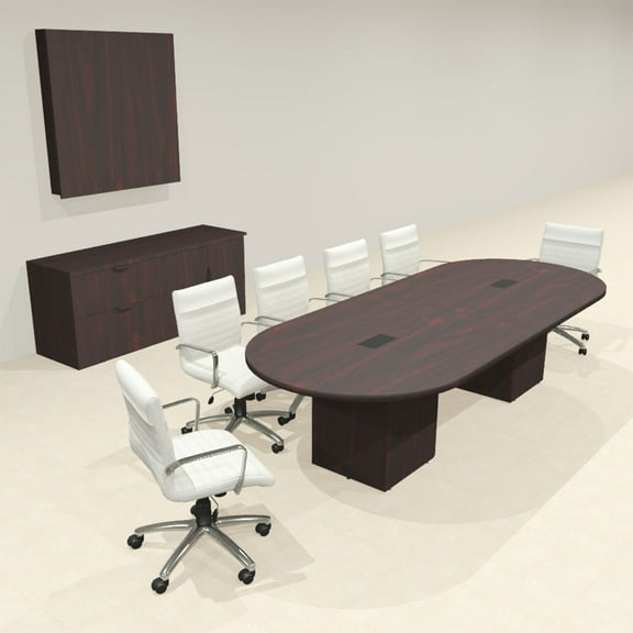 Modern Racetrack 10' Feet Conference Table, #OF-CON-CRQ6