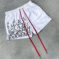 thumbnail image 3 of WILLBEST Pantalones Cortos para Hombre 2024, Conjunto de Verano de 2 Piezas con Camiseta Informal con Estampado de Letras, Camiseta de Manga Corta con Cuello Redondo y Pantalones Cortos, 3 of 3