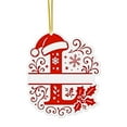 thumbnail image 1 of Adornos Navideños con Monograma Acrílico de 26 Letras y Gorro de Papá Noel | Adornos Navideños 2D para Manualidades | Adornos con Letras Colgantes para Decorar El Hogar, La Chimenea, La Puerta y La V, 1 of 5