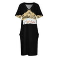 thumbnail image 4 of suite life of zack and cody logo Loose Pocket Dress cocktail dresses dress women summer 2025, 4 of 7