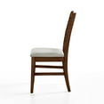 thumbnail image 3 of New Classic Furniture Pascal Wood Dining Chair in Walnut (Set of 2), 3 of 8