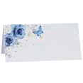 thumbnail image 1 of 50 Pack Name Place Cards For Table, 3.9 x 3.9" Wedding Table Name Cards For Weddings, Rose Butterfly Seat Card For Engagement Party, 1 of 9