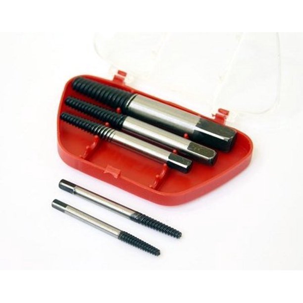 5pc BOLT SCREW REMOVER BROKEN EXTRACTOR KIT EZ EASY OUTS OUT STUD