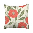 thumbnail image 1 of BSDHOME Flower Monochrome Hand Drawn Floral Pattern Color Vintage Beautiful Beauty Bouquet Clip Pillowcase 20x20 inch, 1 of 1