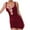 Red, variant on IROINNID Women's Sleeveless Bodycon Dress V-Neck Sexy Hollow Out Tight Fitting Camisole Party Club Dress Regular Dress