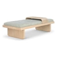 thumbnail image 1 of Meridian Furniture Arlington Mint Green Chenille Fabric Bench, 1 of 17