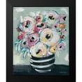 thumbnail image 2 of Mingo, Jessica 20x24 Black Modern Framed Museum Art Print Titled - Symphony of Roses, 2 of 5