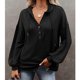 thumbnail image 2 of Blusas casuales de manga larga para mujer, blusas de manga larga con cuello en V y manga larga, blusas de manga larga, artesanía superior, 2 of 6