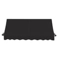 thumbnail image 3 of Awntech 6.38 Ft Charleston Sloped Fixed Awning with Scrolled Iron Arms (76.5in x 18in x 36in), Black, 3 of 3