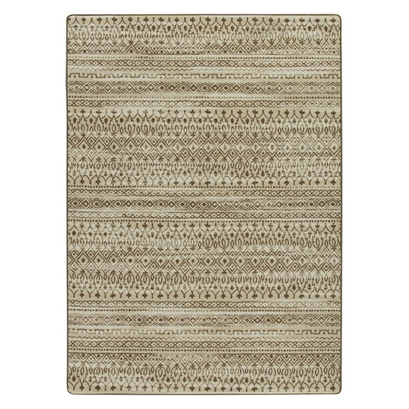 Milliken Drayton Area Rug 4000173998 Pardo Umber Rows Banded 10' 9" x 13' 2" Rectangle