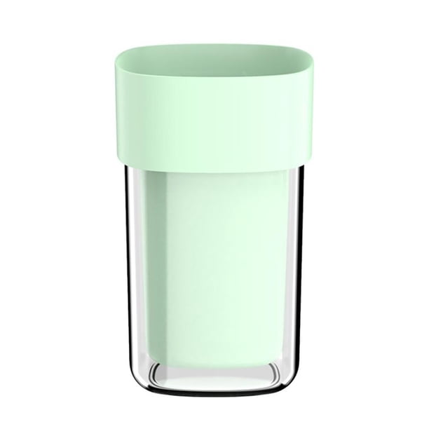 Cepillo De Dientes De Doble Capa Taza De Lavado De Baño Taza De Cepillo De Dientes De Viaje Portátil Tarro De Dientes Yuarrent HA046455-02