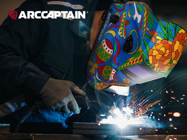 ARCCAPTAIN Welding Helmet Auto Darkening True Color