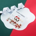 thumbnail image 6 of BNNG Snowman Earrings For Women Santa Claus Earrings For Women Christmas Earrings Creative Exquisite Holiday Earrings Creative Holiday Earrings Female Halloween Trendy Ear Trinkets, 6 of 8