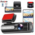 thumbnail image 2 of ACCEO Dash Cam UHD 4K para coche Cámara de visión nocturna con GPS WiFi CAR DVR Lente dual 4K frontal y cámara trasera 1080P Estacionamiento 24 horas, 2 of 5