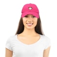 thumbnail image 5 of DALIX Cappuccino Hat Coffee Cup Womens Baseball Cap in Hot Pink, 5 of 5