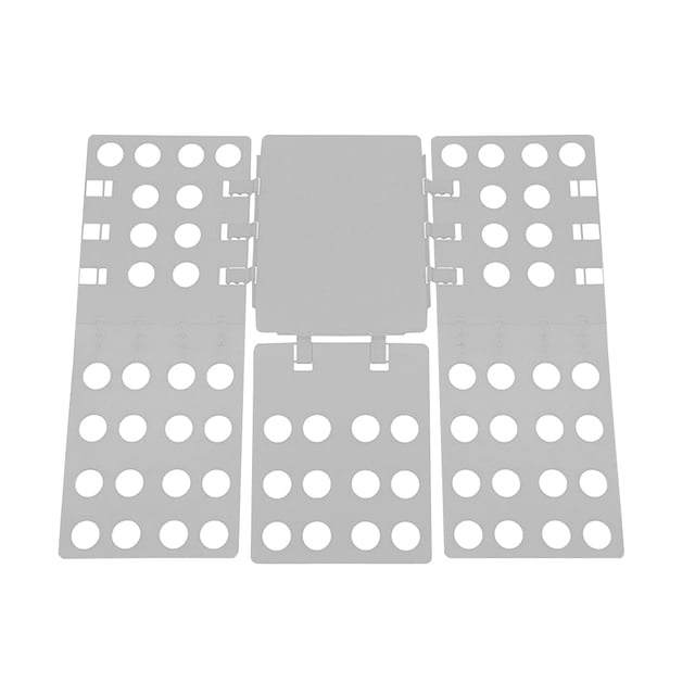 Tablero plegable Soporte de ropa de plástico Organzier Herramientas de almacenamiento de ropa Gris