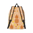 thumbnail image 2 of Naloa Pineapples Canvas Backpack for Men Women Rucksack Casual Travel Daypack College Tote Satchel Bookbag for Teens-Small, 2 of 7