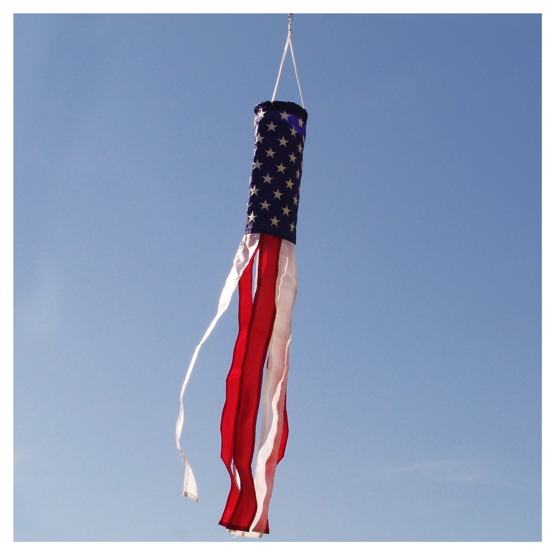 40-inch American Flag Windsock Stars and Stripes Wi.. Free Shipping 3.3 Feet 