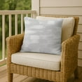 thumbnail image 6 of Creative Products White Brushstroke Pattern 18x18 Indoor / Outdoor Pillow, 6 of 9