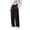 03#Black, variant on Men's Baggy Sweatpants Wide Leg Lounge Joggers with Deep Pockets Soft Stretch Blend Drawstring Open Bottom Relaxed Fit for Gym Travel Light Gray XL