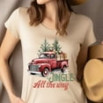 thumbnail image 4 of Red Truck Graphic T-Shirt | Vintage Pickup Tee for Men Women Kids, White, Size S, 4 of 6