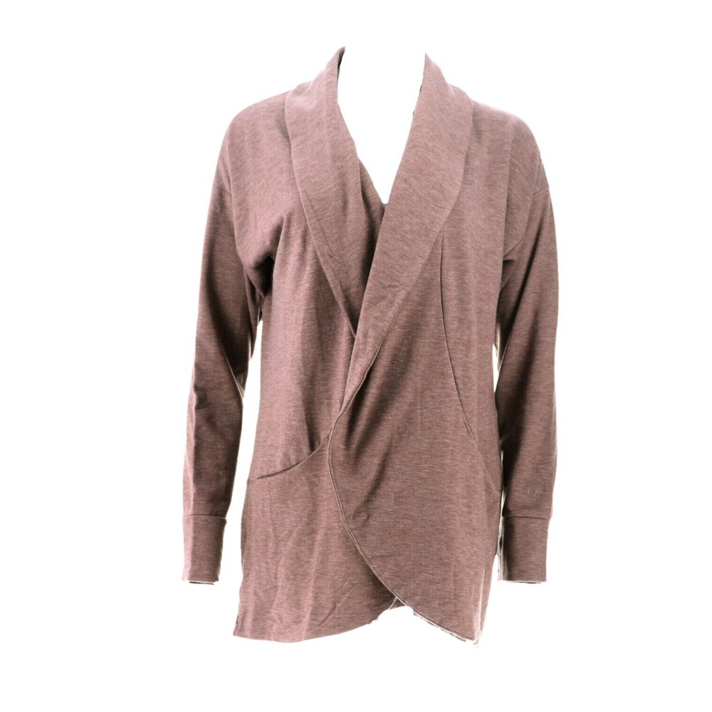 ClimateRight by Cuddl Duds - Cuddl Duds Terry Shawl Collar Cardi Wrap ...