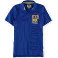 thumbnail image 1 of Ecko Unltd. Polo de rugby con bloque numérico para hombre, azul, pequeño, 1 of 1
