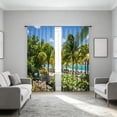 thumbnail image 1 of EGNMCR Trendy Printed Patterns With A Strong Decorative Look Light Blocking Curtains For Dorm Rooms Polyester Curtains, 1 of 6