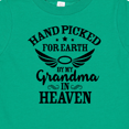 thumbnail image 4 of Inktastic Handpicked for Earth by My Grandma in Heaven Angel Wings Boys or Girls Baby T-Shirt, 4 of 5