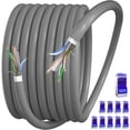 thumbnail image 1 of Cable Ethernet Soibke Cat 6 blindado, 60 m, resistente al agua, 10 RJ45, 1 of 7