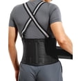 thumbnail image 2 of Novapcs Waist Brace Back Brace with Reflective Belt and 7 Splints, for Work Outdoor Running Motorcycle Size XL, 2 of 7