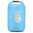 thumbnail image 1 of Bolsas Secas [1PCS] - Bolsas Impermeables Ultraligeras Sacks de Almacenamiento Livianos 12L para Mochileo y Viajes - [Azul Cielo-18 x 13 IN/ 46 x 34 CM] Bolsas para Exterior Mantienen el Equipo Seco, 1 of 7