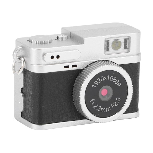 Mini Keychain Camera, 1080P 2MP Mini Thumb Sized Camera, FHD Small Nostalgia Retro Cameras, Portable Micro Video Camcorder with 0.96in Screen for Photo Video Travel