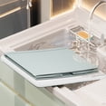 thumbnail image 5 of Clothing Storage Box with Lid and Double Zipper, Foldable Fabric Closet Organizer for Wardrobe, Dorm, Blankets and Bedding (Blue, 45x35x25cm), 5 of 5
