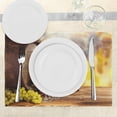 thumbnail image 3 of Ambesonne Wine Place Mats Set of 4, Red and White Wine Taste, Standard Size, Brown Pale Green Yellow, 3 of 6