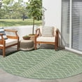 thumbnail image 2 of Nourison Positano 8' x Round Blue Green Modern Indoor/Outdoor Area Rug, 2 of 13