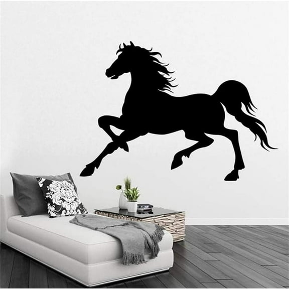 GYTY Galloping Horse Stickers Decals for Wall Animal Art DIY Room Decoration Home Living Room Bedroom