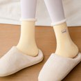 thumbnail image 2 of ShomPort 2 Pairs Socks For Ankle Boots Padded Lined Soft Fuzzy Socks Cozy Sleep Sock Warm Socks For Women, 2 of 4