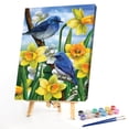 thumbnail image 2 of Pintura al óleo de pájaros y flores por números DIY decoración del hogar pintada a mano sin marco Tmvgtek decoración de arte en el hogar, 2 of 9