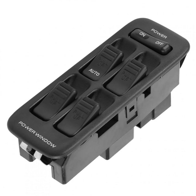 BS06-66-350B, Black Master Window Switch Easy Installation High Sensitivity Power Window Switches For Car Accessory Replacement For 323 1990-1995