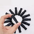 thumbnail image 3 of HOMEIORA 22 Pack Reusable Straws Tips, Silicone Straw Tips, Multi-color Food Grade Straw Tip Covers Only Fit for 1/4 Inch Wide(6MM Out diameter) Stainless Steel Straws, Black, 3 of 6