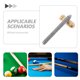 thumbnail image 3 of unbranded Conector De Para Taco De Billar Con 18 Inoxidable Accesorio Profesional Multicolor, 3 of 8